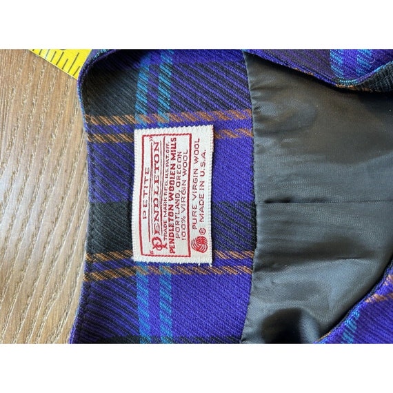 80s Pendleton Womens 14 Virgin Wool Double Breast… - image 4