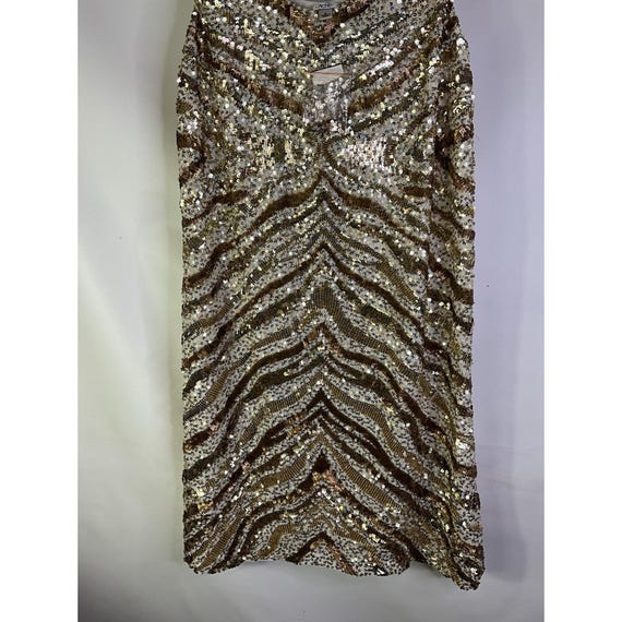 Deadstock Y2K Cache Womens Large Sequin Animal Pr… - image 3