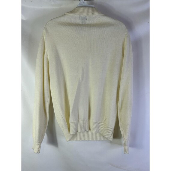 80s Rockabilly Womens Medium Collared Button Henl… - image 7