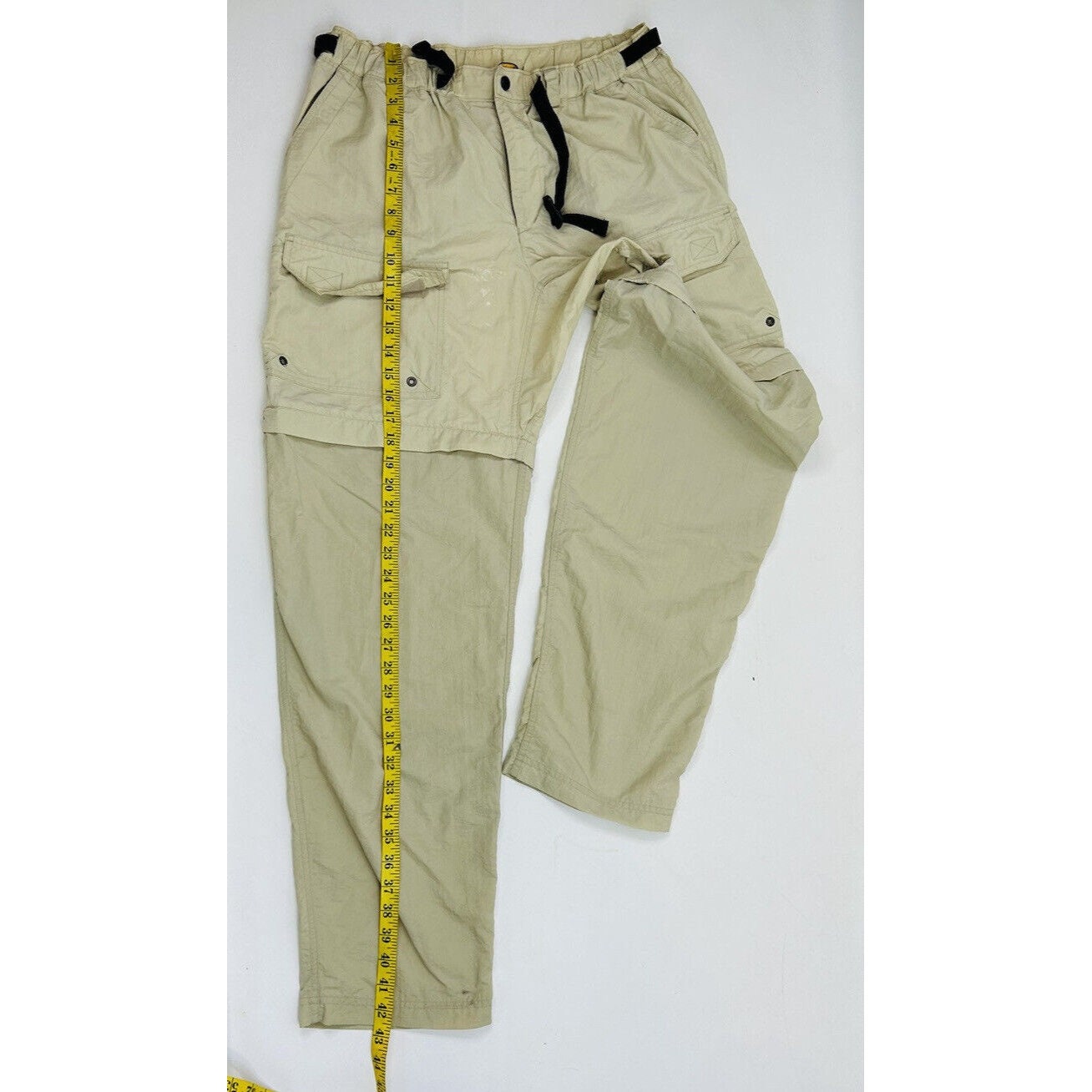 【SATIIIZ】Cope multi-pocket string nylon pants SATIIIZ】Cope multi-pocket string nylon pants