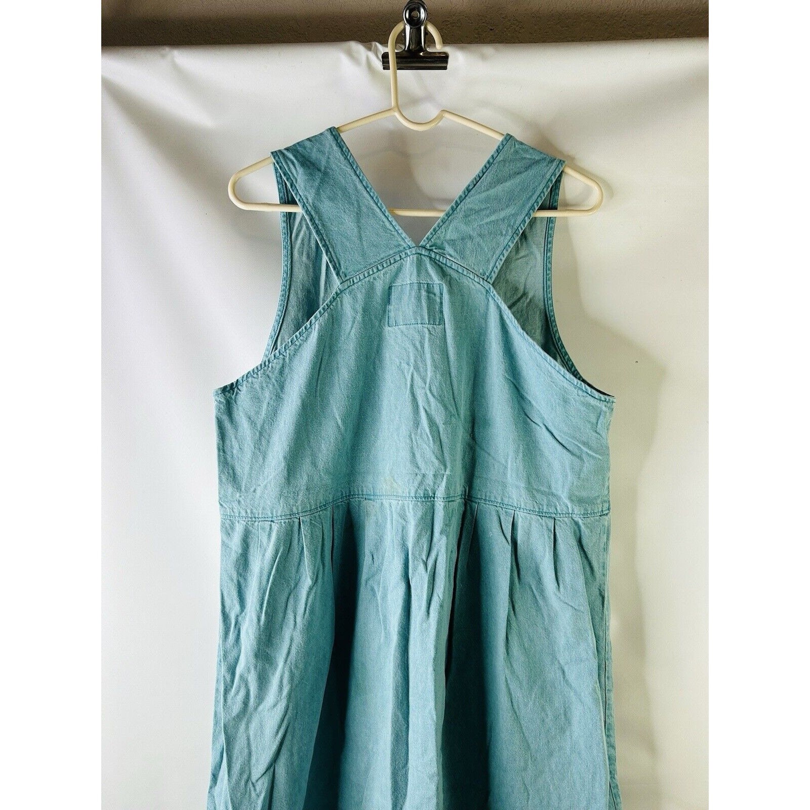 woolrich denim dress Woolrich 1980's/90's Vintage Denim Jumper Dress Women's Size Medium