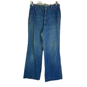 80s Wide Leg Jeans - Etsy