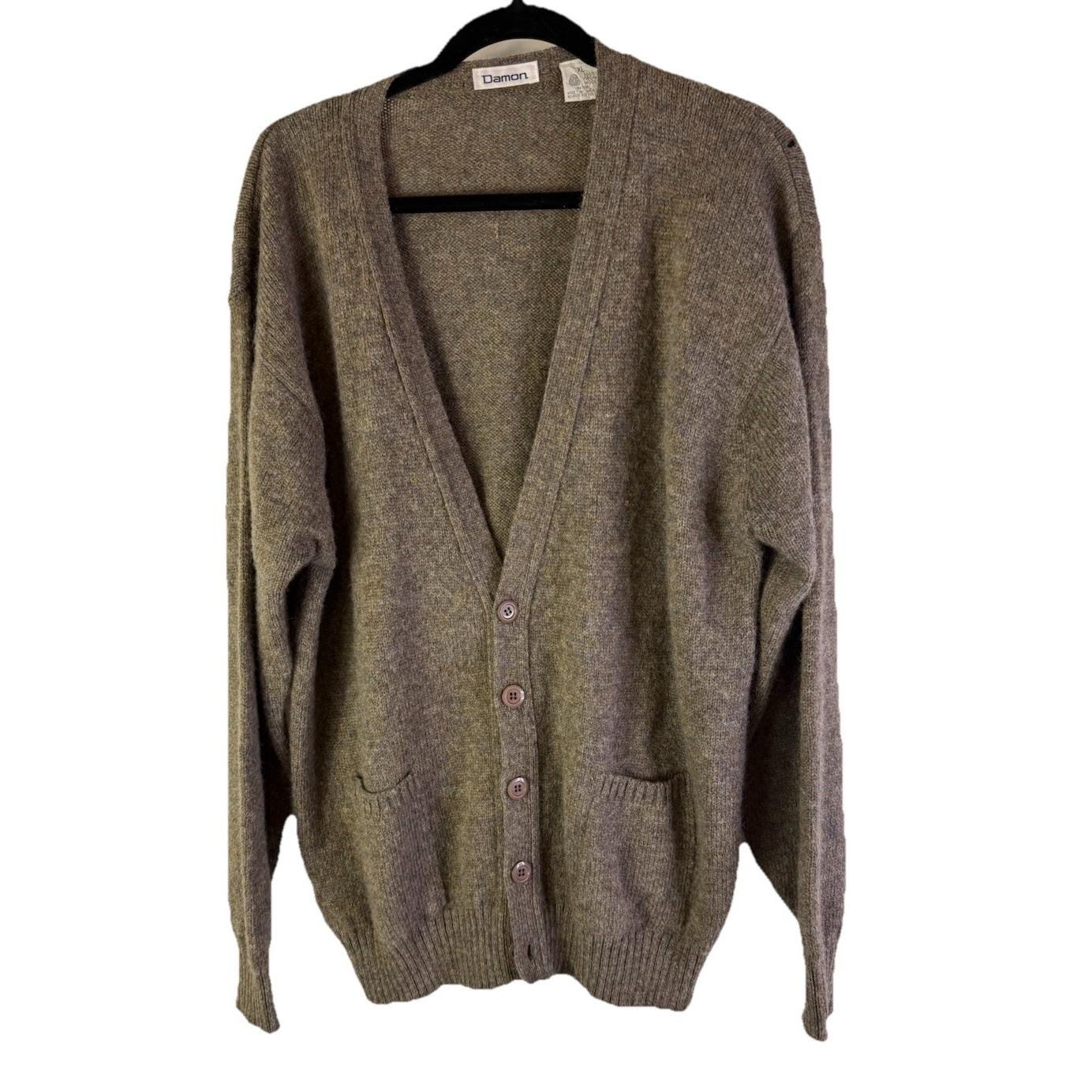 Virgin Wool Cardigan - Etsy