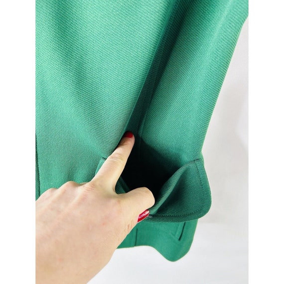 70s Womens Large Knit Double Pocket Full Zip Vest… - image 6