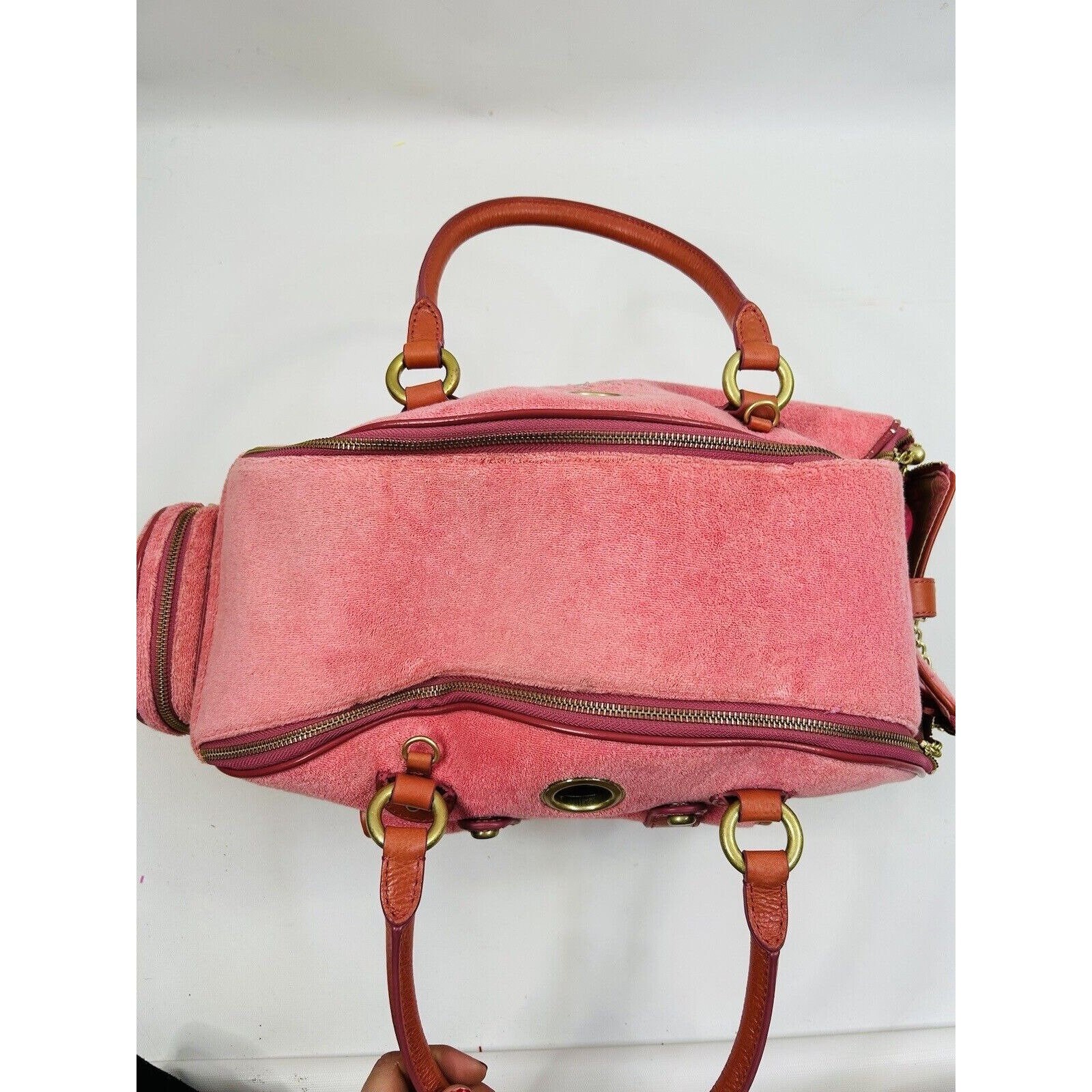 Y2K Juicy Couture Spell Out Pet Dog Carrier Bag Pink, Vintage Juicy