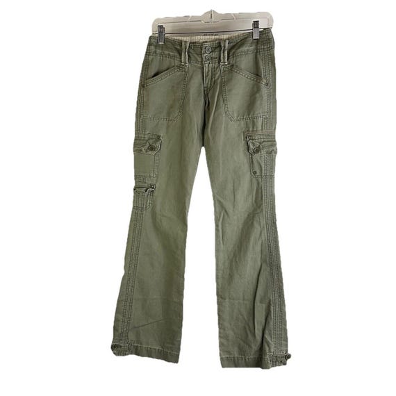 90s Abercrombie & Fitch Womens 00 Baggy Faded Cargo Pants Bella 
