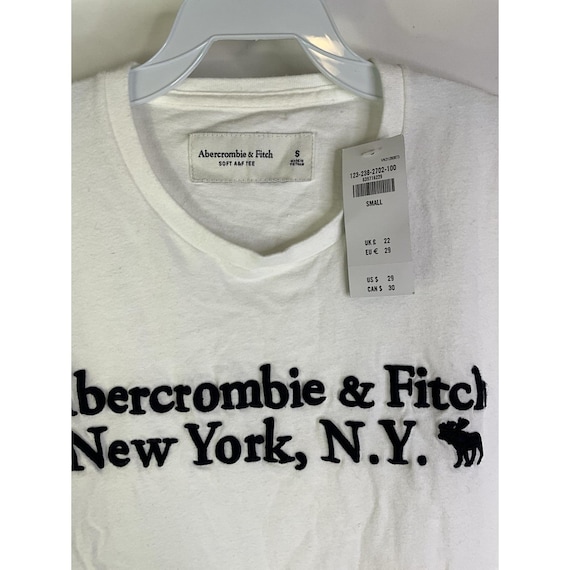 Deadstock Abercrombie Fitch New York Spell Out T Shirt Mens Small