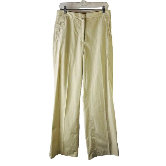 Y2K J. Crew Womens 10 Tall Wide Leg Cotton Chino Dress Pants Trousers J. Crew Womens Pants Vintage Womens Chino Pants Y2K Pants Etsy