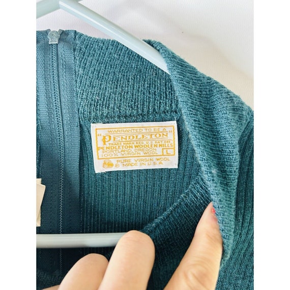 70s Pendleton Womens Large Virgin Wool Lightweigh… - image 3