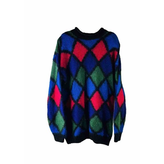 Neon shaggy sweater hotsell