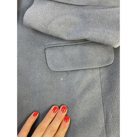 90s L.L. Bean Womens 10 Wool Cashmere Button Blaz… - image 3