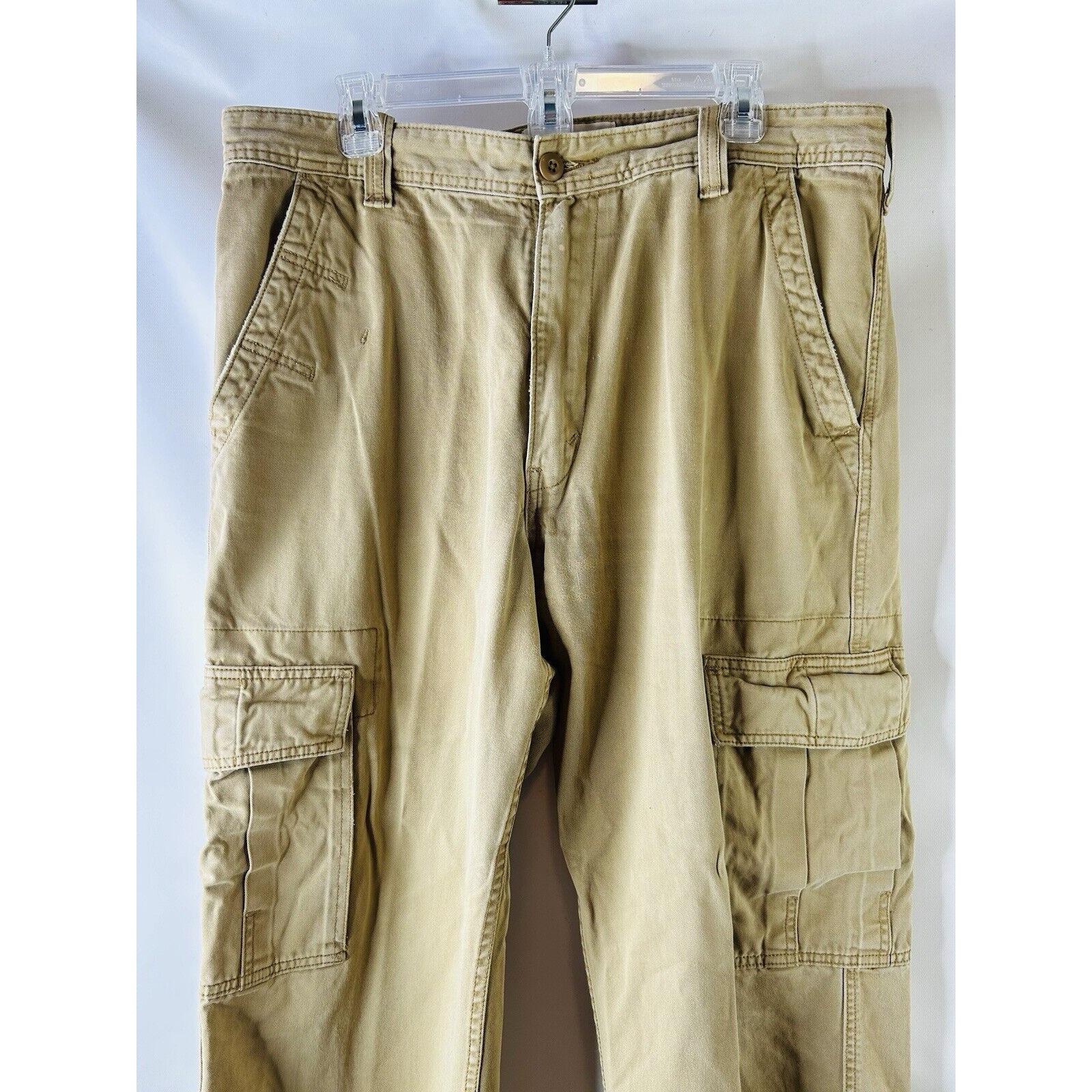 Y2K Levis Baggy Cargo Chino Pants Mens 36x32 Streetwear Skater