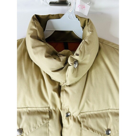 70s the North Face Brown Label Down Fill Puffer Vest Jacket