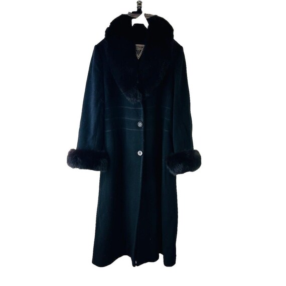 Black lambswool coat new arrivals