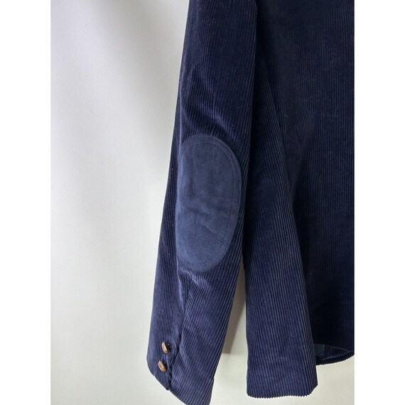 80s Womens Medium Wide Whale Corduroy Elbow Patch… - image 9