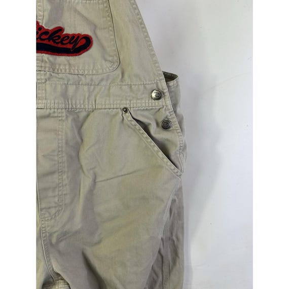 90s Disney Mickey Mouse Script Stitched Baggy Kha… - image 4