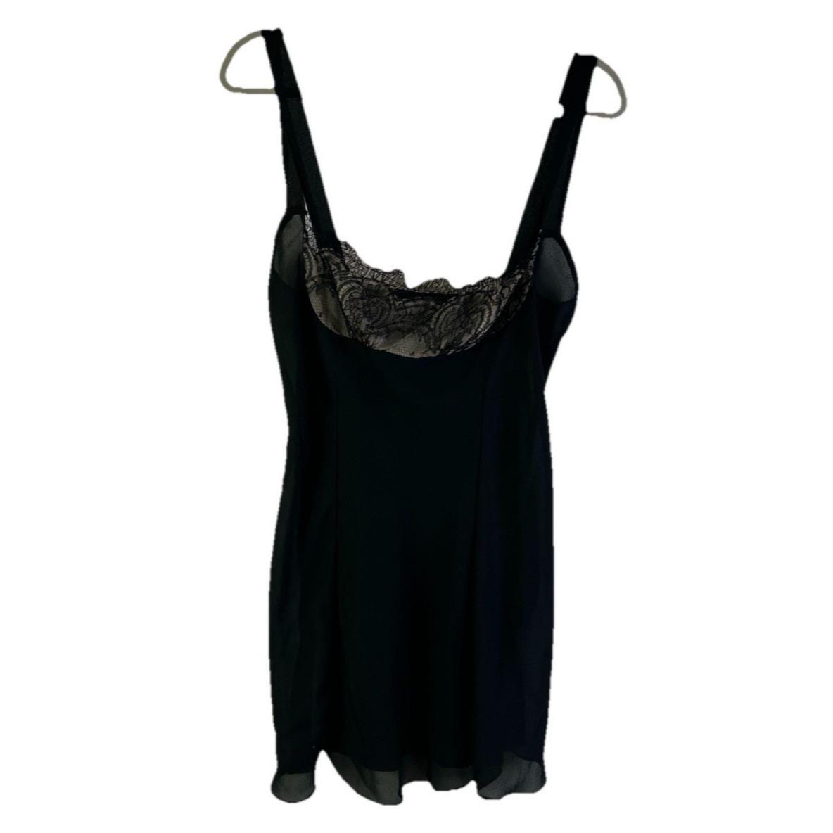 Vintage Victoria's Secret Satin Teddy Krone Original 80er Jahre Rüschen P Small