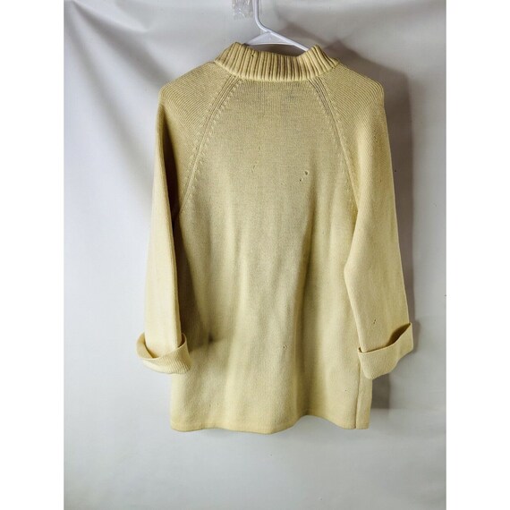 NOS 70s Womens Medium Chunky Wool Double Pocket C… - image 8