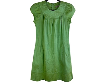 Y2K Womens Small Silk Iridescent Slip Dress Green Fairy Earthy Rave, Womens Silk Dress, Vintage Iridescent Dress, Y2K Fairy Dress