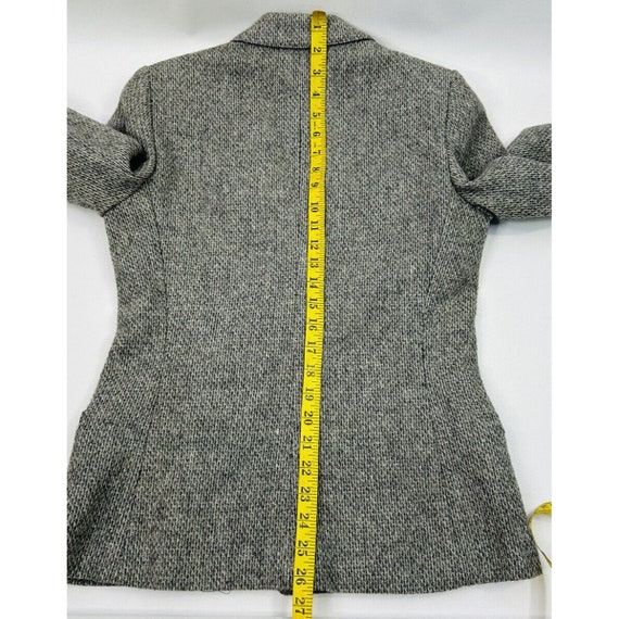 70s Rockabilly Womens Small Virgin Wool Tweed Sin… - image 10