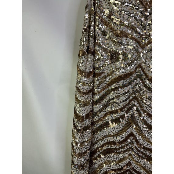 Deadstock Y2K Cache Womens Large Sequin Animal Pr… - image 9