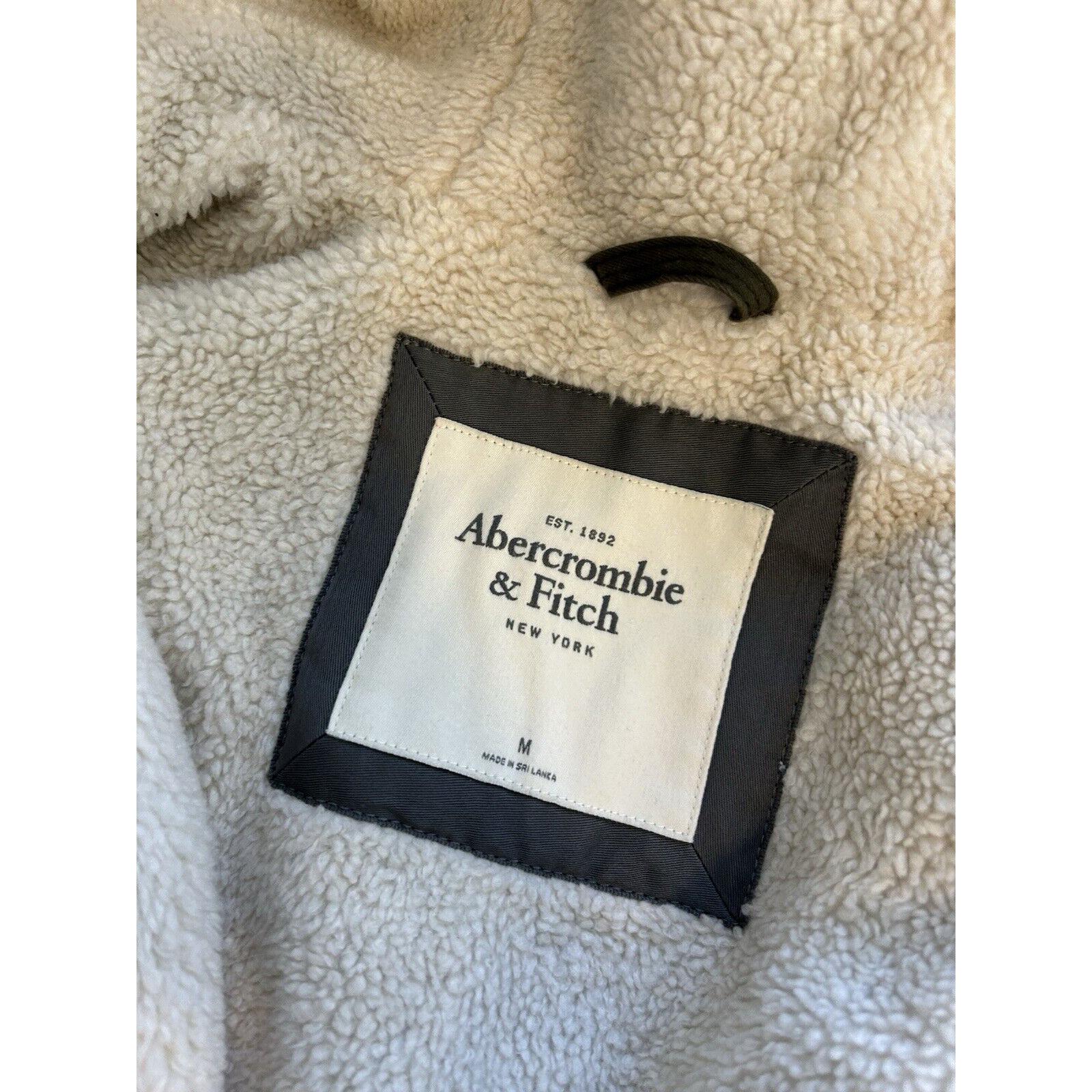 Y2K Abercrombie Fitch Womens Medium Faux Fur Hooded Parka Bella