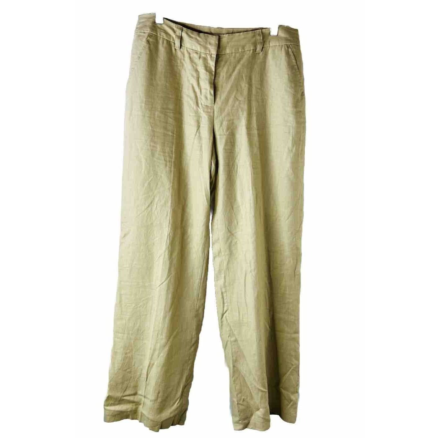 Y2K Mujeres 12 Gauzy Lino Forrado Baggy Palazzo Flowy Pantalones Lagenlook Artsy, Pantalones de lino para mujer, Pantalones Palazzo Vintage, Pantalone