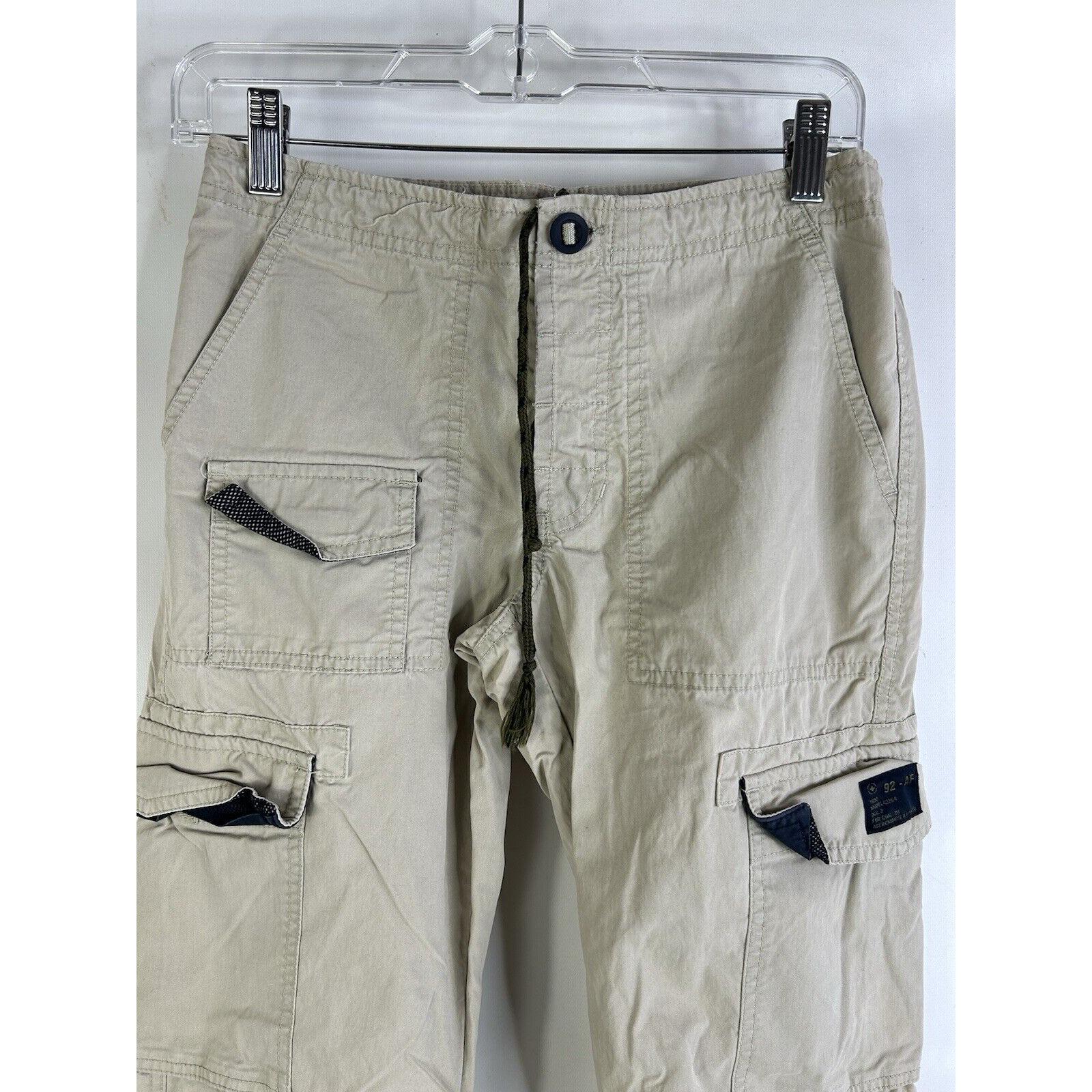 90s Abercrombie & Fitch Womens 0 Baggy Cargo Tactical Pants Skater 