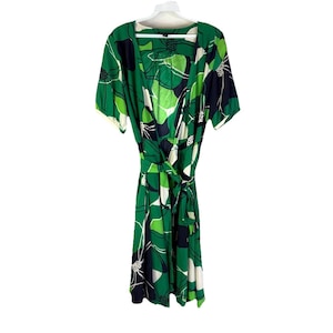banana republic green silk dress This Is It Green Plaid Swing Dress – Shop the Mint main image 1