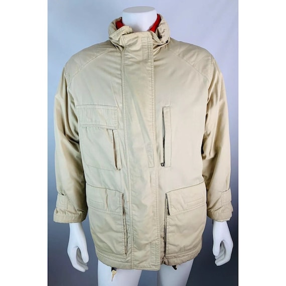 90s Eddie Bauer Mens Medium Down Fill 3 in 1 Parka Jacket Coat Beige Eddie Bauer Mens Parka Vintage 3 in 1 Jacket Eddie Bauer Down Coat Etsy UK