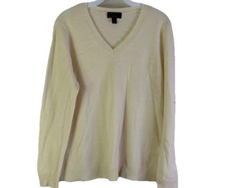 Jaren 90 dames grote zachte kasjmier lichtgewicht gebreide trui luxe stijlvol, dames kasjmier trui, vintage zachte kasjmier trui, trui