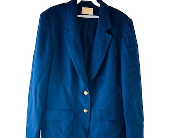 Années 80 Pendleton Womens 6 P laine vierge bouton or veste USA, blazer Pendleton pour femmes, blazer vintage en laine vierge, veste Pendleton