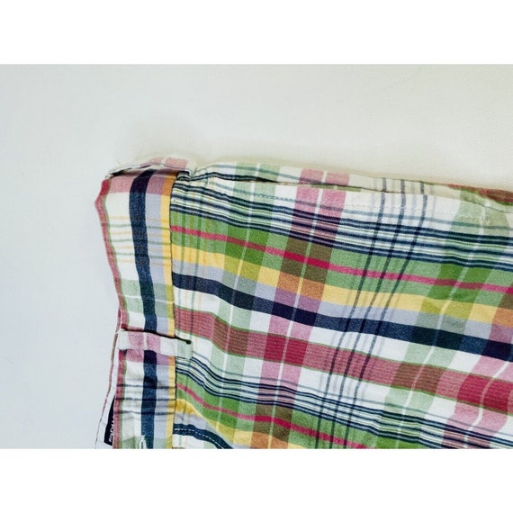 90s Ralph Lauren Womens 6 Rainbow Madras Plaid Co… - image 3