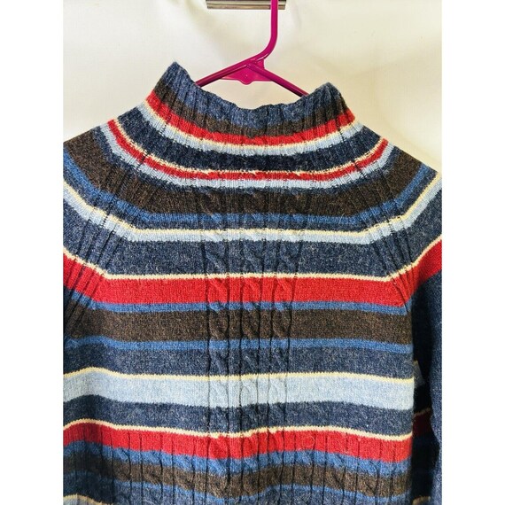 90s Pendleton Womens Small Lambswool Cable Knit C… - image 3