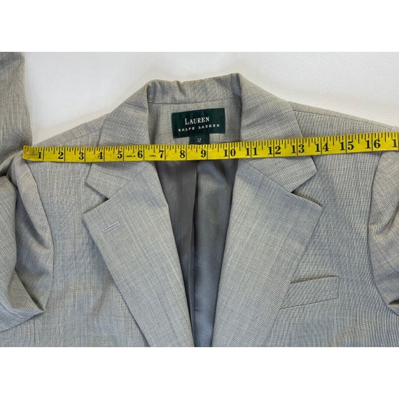 90s Lauren Ralph Lauren Womens 12 Wool Blazer Sui… - image 4