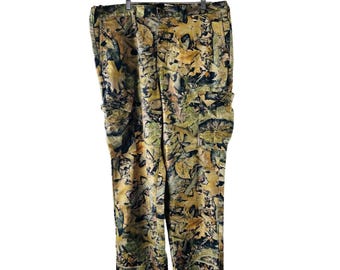 90s Mens XL True Timber Camo Camouflage Baggy Cargo Pants USA Streetwear, Mens Cargo Pants, Vintage Camouflage Pants, Streetwear Pants