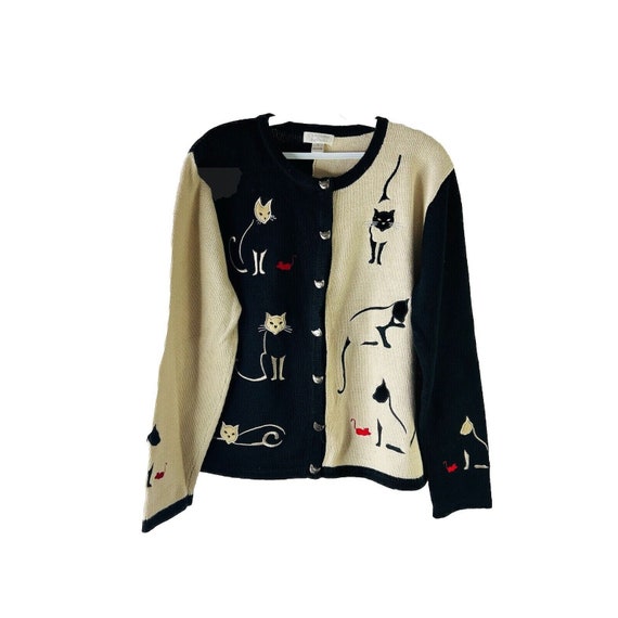 Color block cat sweater 2025