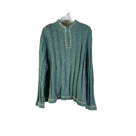 90s Woolrich Ribbed Knit Quarter Zip Sweater Blue Womens XL, Woolrich Womens Sweater, Womens Knit Sweater, Quarter Zip Sweater