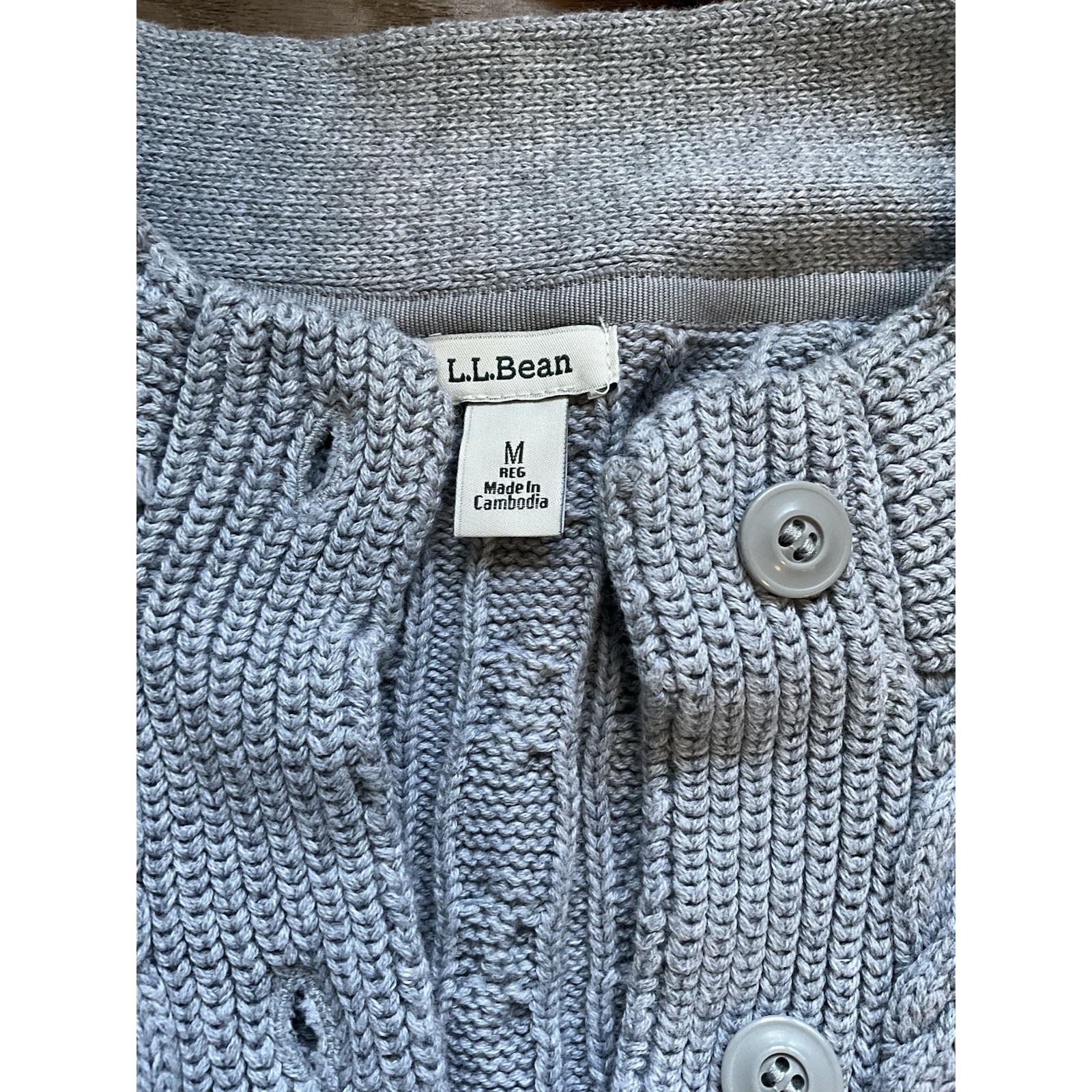 90年代 L.L.Bean レディース ミディアム ケーブルニット 