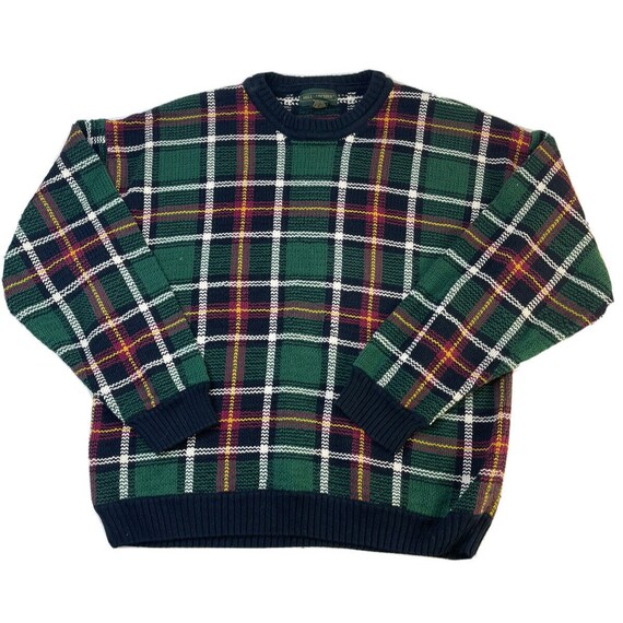 Checkered sweater mens hot sale
