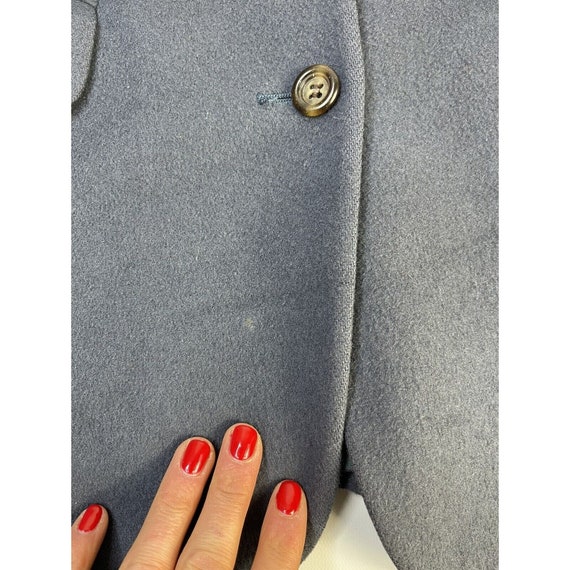 90s L.L. Bean Womens 10 Wool Cashmere Button Blaz… - image 4