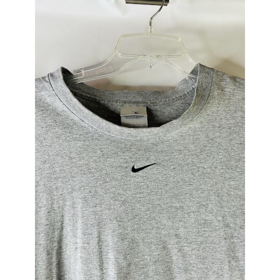 90s Nike Mens Large Center Swoosh Distressed Long Sleeve T Shirt 