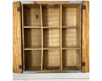 80s Wood Woode Budweiser Casette Tape Box Display Holder Man Cave