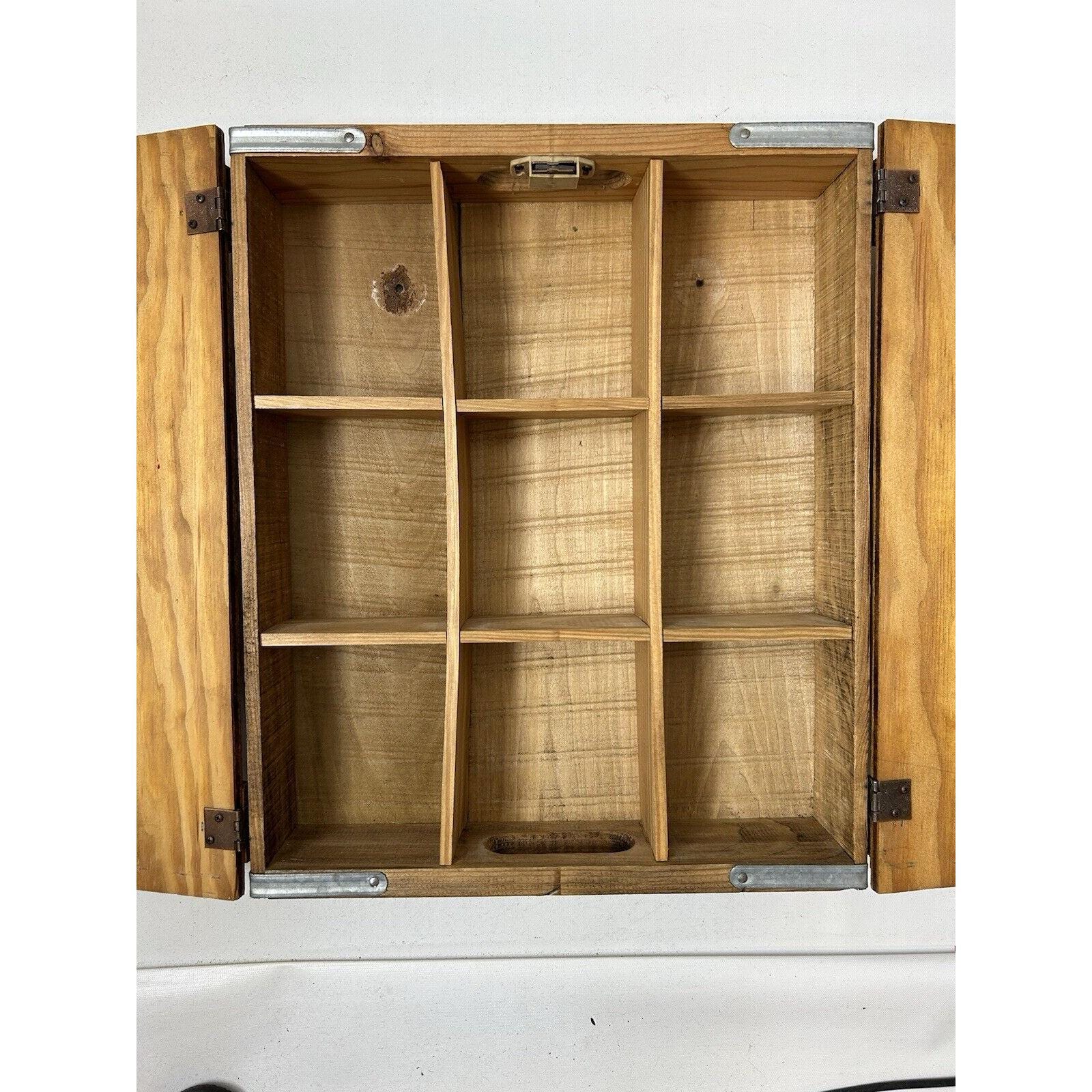80s Wood Woode Budweiser Casette Tape Box Display Holder Man Cave