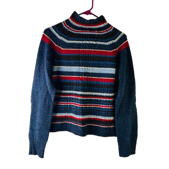 90s Pendleton Womens Small Lambswool Cable Knit C… - image 1