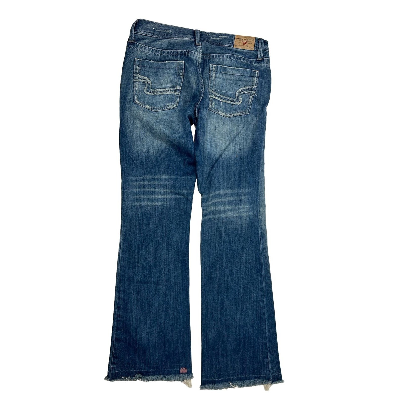 Haut Vintage American Eagle Femme M - Violet, Col Pelle, Ourlet Bullé, Y2K
