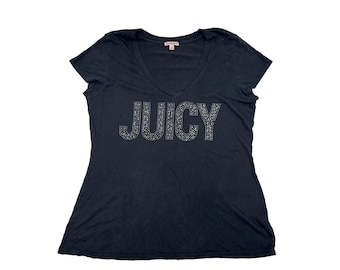 JUICY COUTURE★embroidery T-shirt JC200 Juicy Couture Womens Vintage 2000s Live For Juicy | Depop