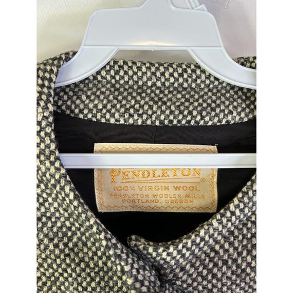 70s Pendleton Virgin Wool Blazer Jacket Tweed Wom… - image 5