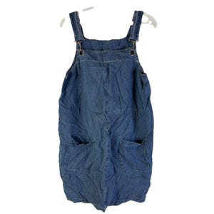 chinese dress ladies Dark Blue Denim Danni Pinafore Mini Dress