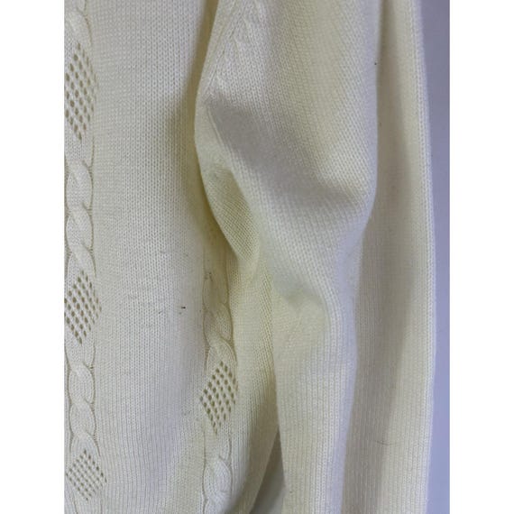 80s Rockabilly Womens Medium Collared Button Henl… - image 4